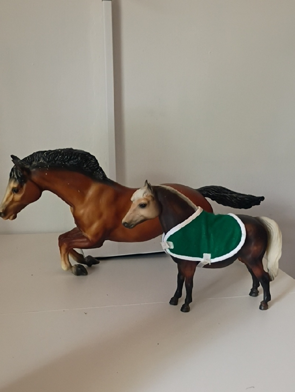 Vintage Breyer Traditional scale Clydesdale mare bundle